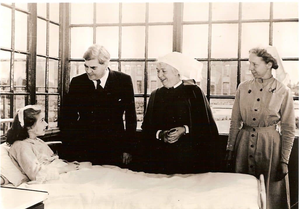 Anenurin Bevan at NHS hospital in 1948